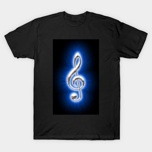 Radiating Music 02 T-Shirt by Veraukoion